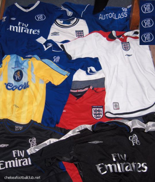 Chelsea fc shirt kits
